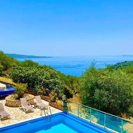 Luxury Villa Adonis With Private Heated Pool Agnítsini